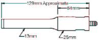 Sonde 13 mm-130 W 50 � 150 ml avec embout rempla�able